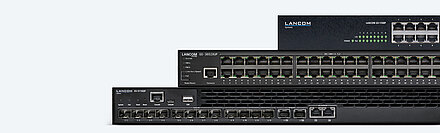 Collage de commutateurs de réseau LANCOM