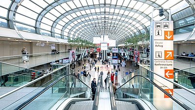 LANCOM auf der EuroShop 2026 Messehalle in der Messe Düsseldorf