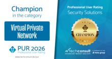 PUR award 2026 in the category „Virtual Private Network“