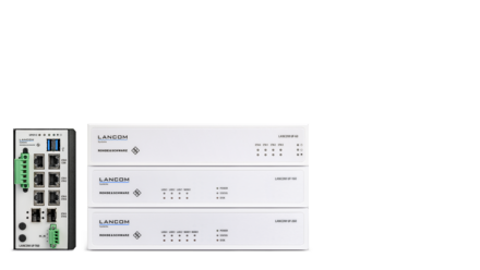 Collage des produits LANCOM R&S®Unified Firewalls modèles Desktop