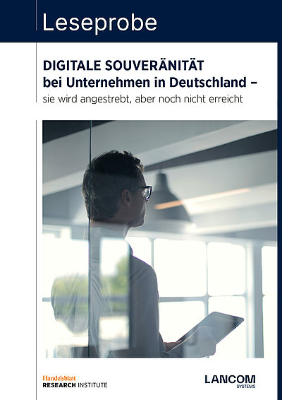 Extrait de la page de couverture de l'étude sur la « souveraineté numérique