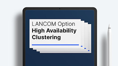Bannière : Logos des possibilités de mise à jour du logiciel LANCOM