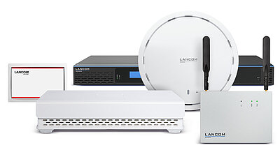 Bandeau de présentation des produits LAN sans fil LANCOM