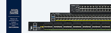 Collage de switches de réseau LANCOM