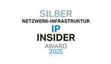 Prix Argent du « IP Insider Award 2025 » dans la catégorie Infrastructure réseau